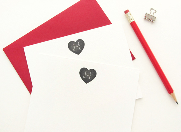 Quick Pick: Personalized Letterpress Stationery by Dahlia Press via Oh So Beautiful Paper (5)