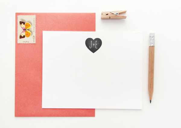 Quick Pick: Personalized Letterpress Stationery by Dahlia Press via Oh So Beautiful Paper (4)
