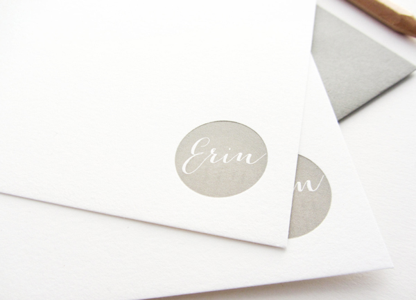 Quick Pick: Personalized Letterpress Stationery by Dahlia Press via Oh So Beautiful Paper (2)