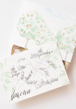 Floral-Illustrated-Calligraphy-Wedding-Invitations-Moira-Design-Studio5