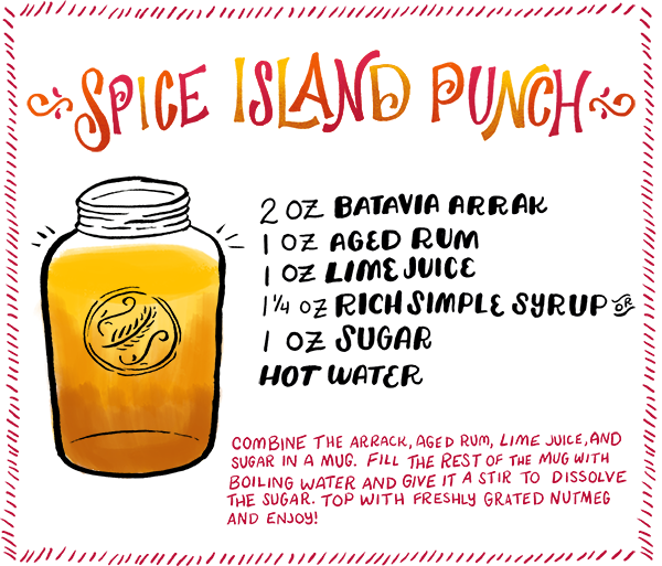 OSBP-Signature-Cocktail-Recipe-Card-Spice-Island-Punch-Shauna-Lynn-Illustration
