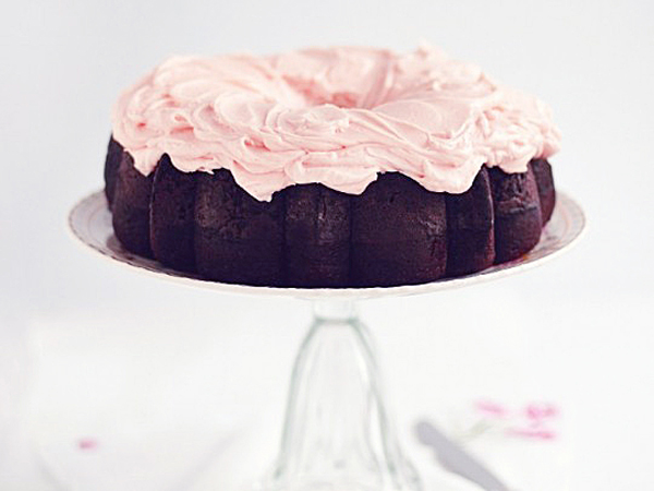 Rosewater Chocolate Cake by Sweetapolita