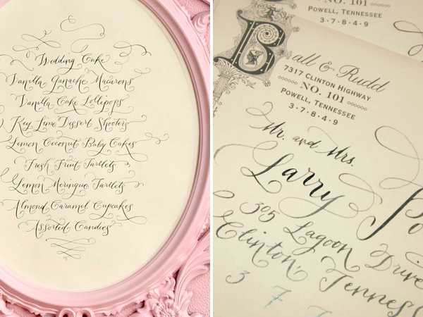 Calligraphy Inspiration: Crystal Kluge via Oh So Beautiful Paper