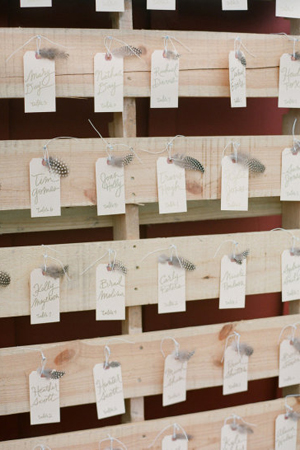 Feather Place Cards Bash Please Bryce Covey