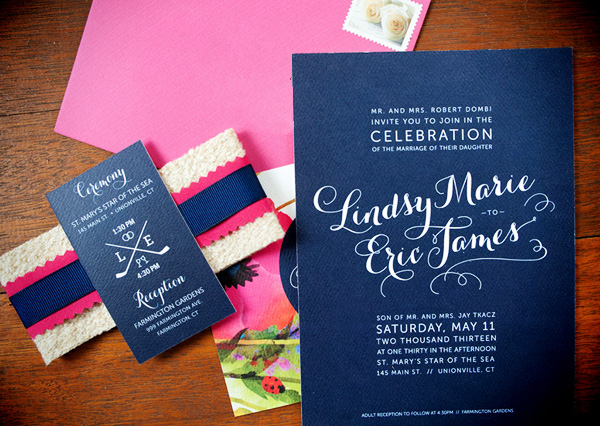 Navy-Hot-Pink-Floral-Wedding-Invitations-Kate-Holgate2