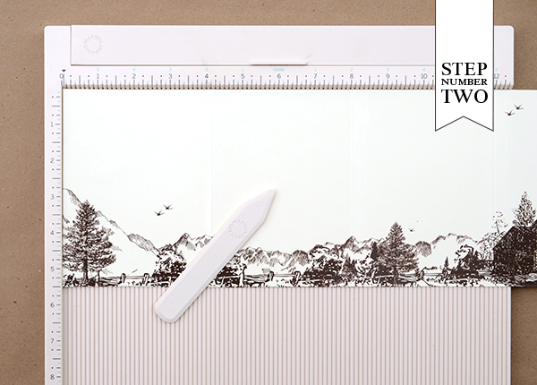 DIY Tutorial: Rubber Stamp Mountain-Inspired Save the Dates
