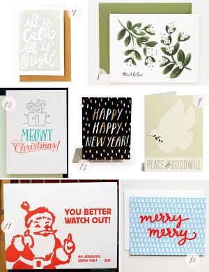 Seasonal Stationery: 2013 Holiday Cards, Part 2