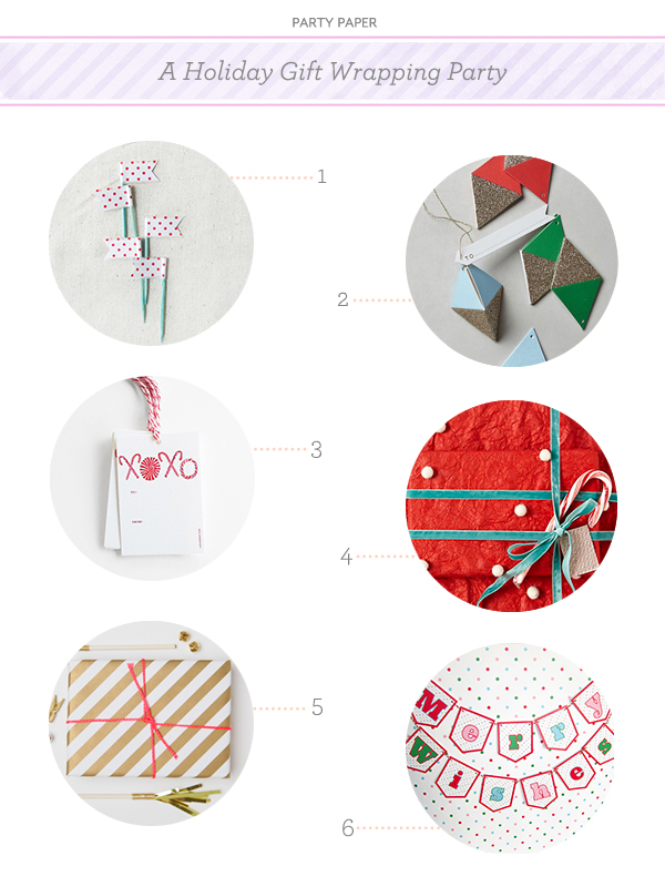 Party Paper: A Holiday Gift Wrapping Party