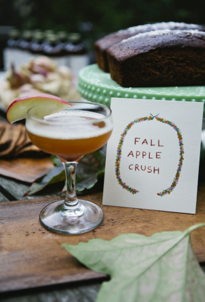 Day-of Wedding Stationery Inspiration and Ideas: Signature Drink Signs via Oh So Beautiful Paper