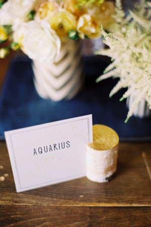 Day-of Wedding Stationery Inspiration Ideas: Constellations via Oh So Beautiful Paper