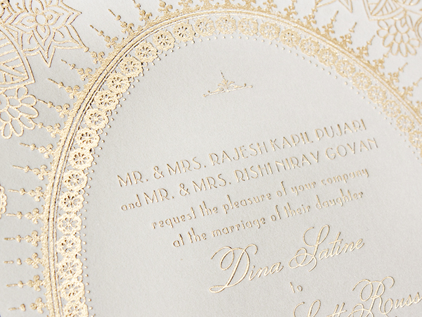 Moulin-Rouge-Indian-Inspired-Gold-Foil-Wedding-Invitations-Lucky-Luxe3