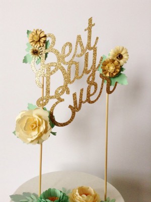 Day-of Wedding Stationery Inspiration: Best Day Ever via Oh So Beautiful Paper