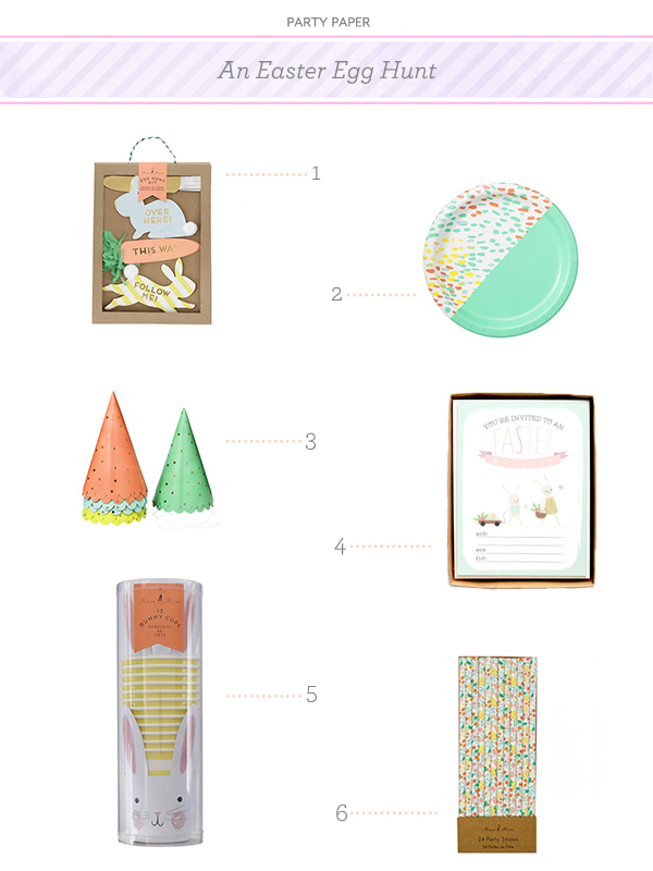 Party Paper: An Easter Egg Hunt via Oh So Beautiful Paper