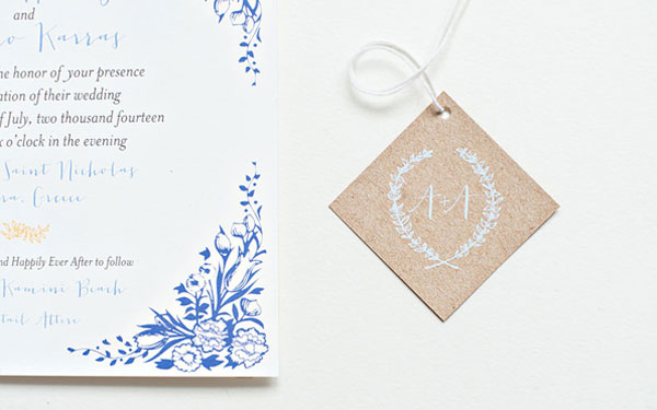 Blue-Floral-Kraft-Paper-Wedding-Invitations-Suite-Paperie7