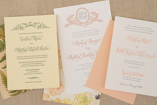 DIY Tutorial: How to Back Invitations with Patterned Paper via Oh So Beautiful Paper