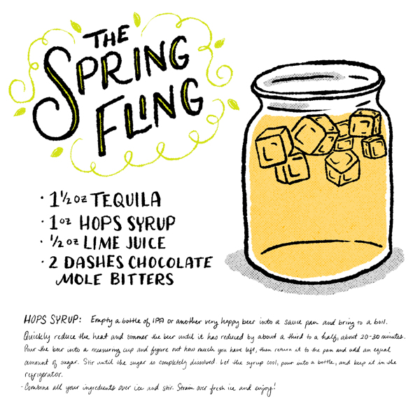 Signature-Cocktail-Recipe-Card-The-Spring-Fling-OSBP-Shauna-Lynn-Illustration