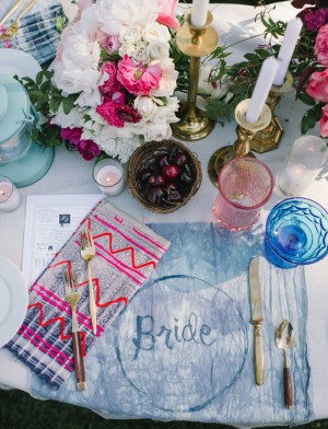 Day-of Wedding Stationery Inspiration: Placemats