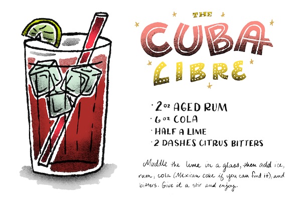 Signature-Cocktail-Recipe-Card-Cuba-Libre-OSBP-Shauna-Lynn-Illustration