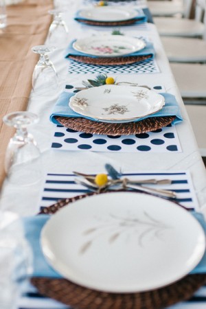 Day-of Wedding Stationery Inspiration: Placemats