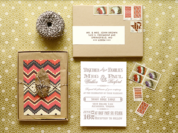 How to Add Your Personal Touch to DIY Wedding Invitations by Antiquaria via Oh So Beautiful Paper