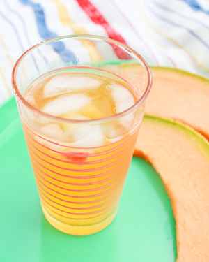 Peach Cantaloupe White Wine Sangria by Oh So Beautiful Paper