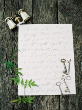 Love Letter Wedding Calligraphy Sign Photo Prop
