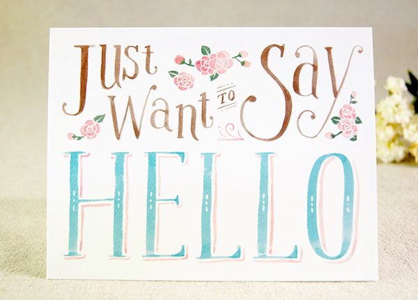 Four-Wet-Feet-Illustrated-Greeting-Cards-Hello
