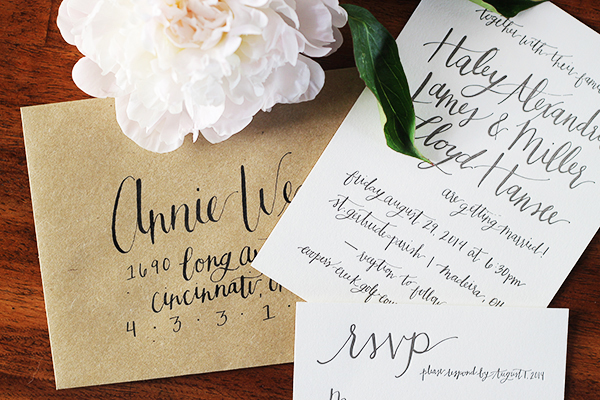 Informal-Calligraphy-Letterpress-Wedding-Invitations-Goodheart-Design