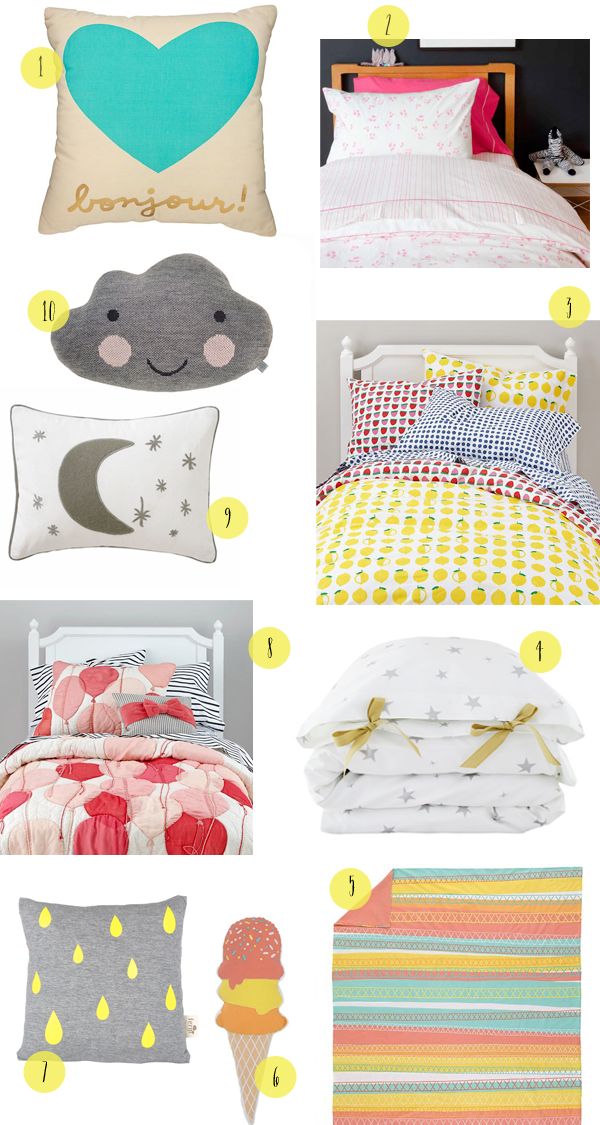 Cute Toddler Girl Bedding Round Up by Oh So Beautiful Paper