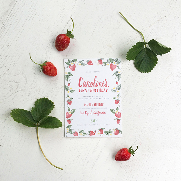 1a-strawberry-first-birthday-party-invitations-snippetandink-leah-mccormick