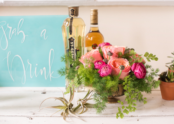 Summer Frozen Cocktail Party Inspiration by Oh So Beautiful Paper / Photo by Sweet Root Village
