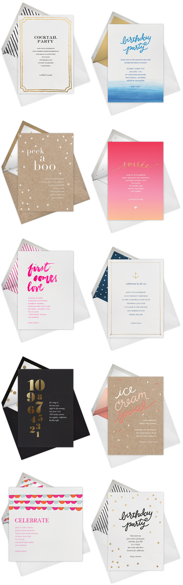 Quick Pick: Sugar Paper for Paperless Post via Oh So Beautiful Paper
