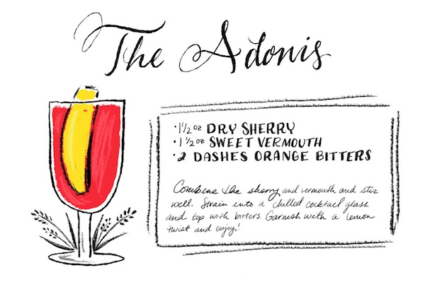 The-Adonis-Cocktail-Recipe-Card-Shauna-Lynn-Illustration-OSBP