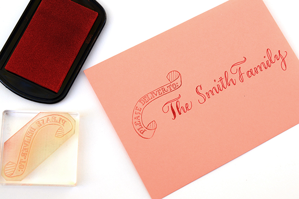 DIY Tutorial: Holiday Envelope Addressing Styles by Antiquaria for Oh So Beautiful Paper