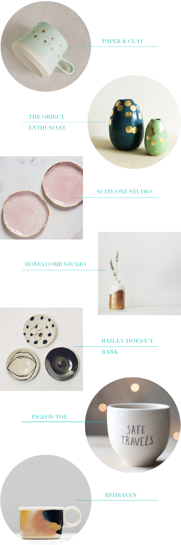 Ceramics Round Up by Oh So Beautiful Paper