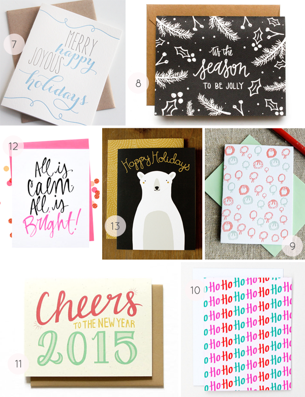 2014 Holiday Card Round Up by Oh So Beautiful Paper