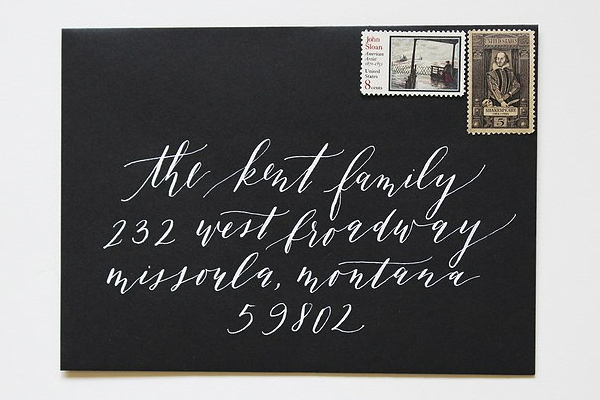 Calligraphy Inspiration: Cast Calligraphy via Oh So Beautiful Paper