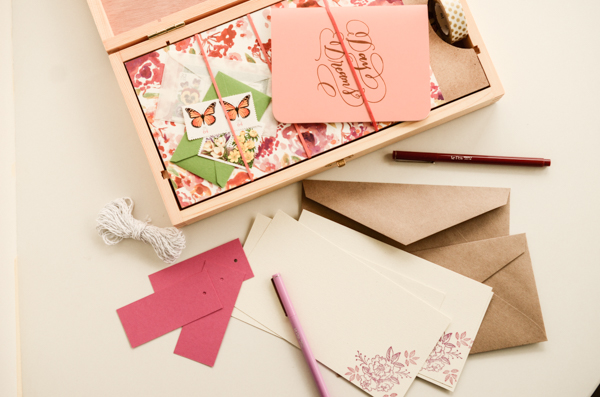 DIY Tutorial: Stationery Holiday Gift Box Set by Antiquaria for Oh So Beautiful Paper