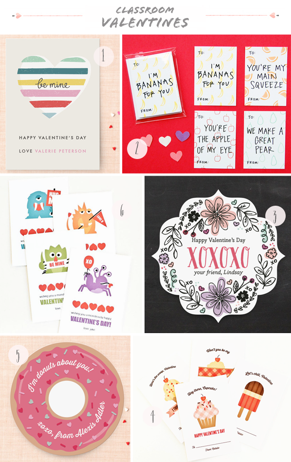 2015 Classroom Valentines Round Up Curated by Oh So Beautiful Paper