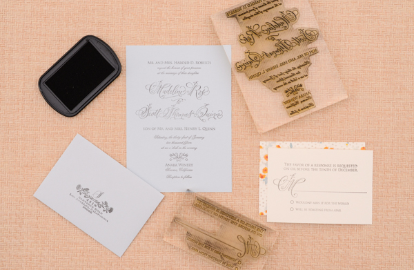 DIY Floral and Lace Wedding Invitations by Antiquaria for Oh So Beautiful Paper