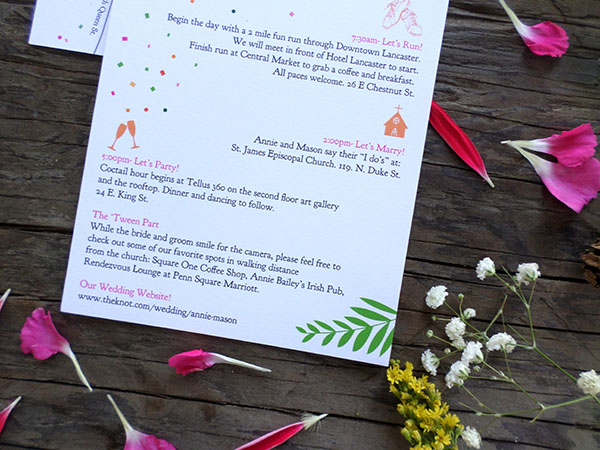 Floral and Kraft Wedding Invitations by BON Design via Oh So Beautiful Paper