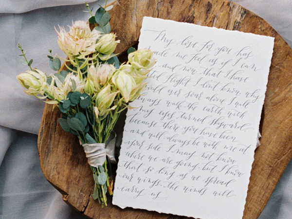 Graceline Calligraphy via Oh So Beautiful Paper