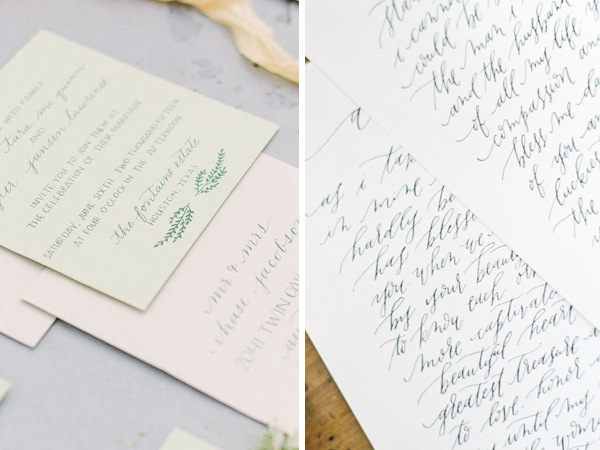 Graceline Calligraphy via Oh So Beautiful Paper