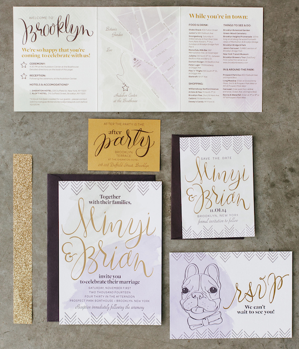Watercolor-Gold-Foil-Central-Park-Boathouse-Wedding-Invitations-And-Here-We-Are-OSBP