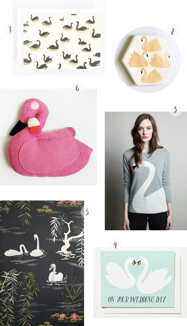 Trendspotting: Swans by Oh So Beautiful Paper