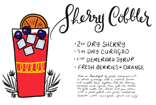 Sherry-Cobbler-Cocktail-Recipe-Card-Shauna-Lynn-Illustration-OSBP