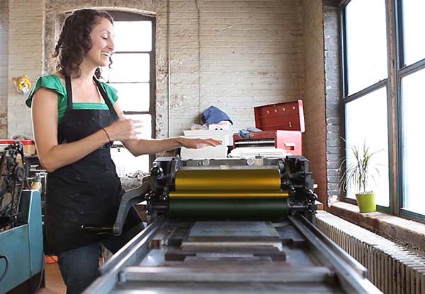 Behind the Stationery: Steel Petal Press via Oh So Beautiful Paper