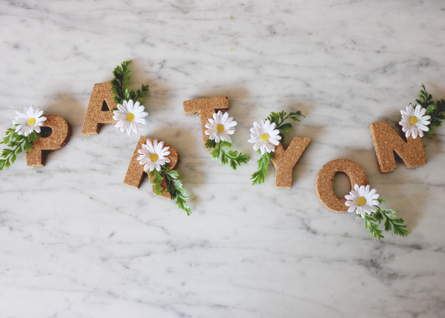 DIY Spring Daisy Party Garland by A Fabulous Fete via Oh So Beautiful Paper