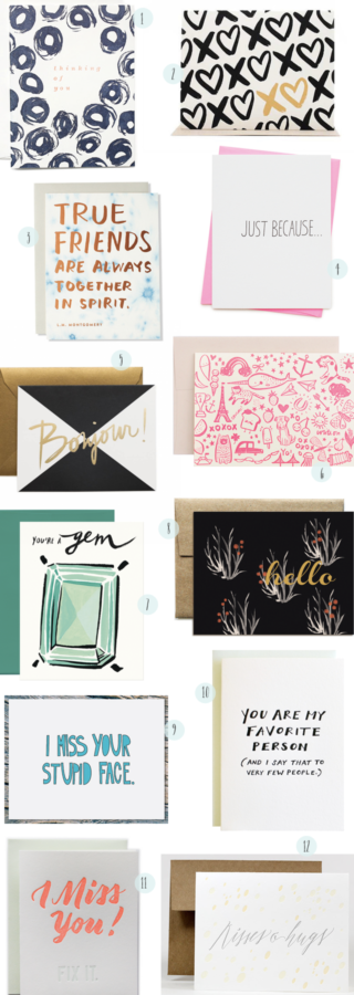 Stationery A-Z: Just Because Cards