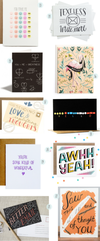 Stationery A-Z: Just Because Cards